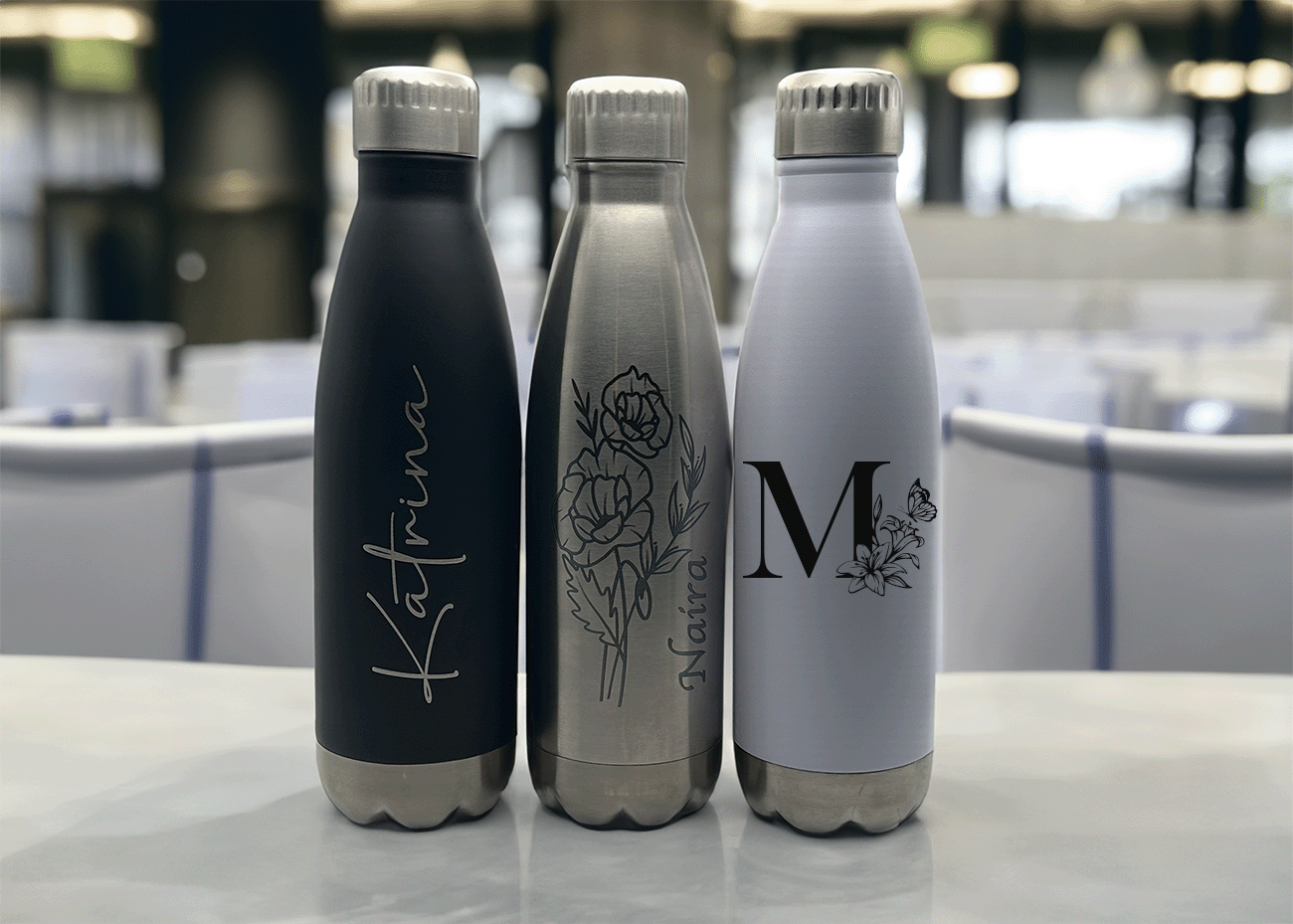 Personalized 17oz Water Bottle - LasedPres