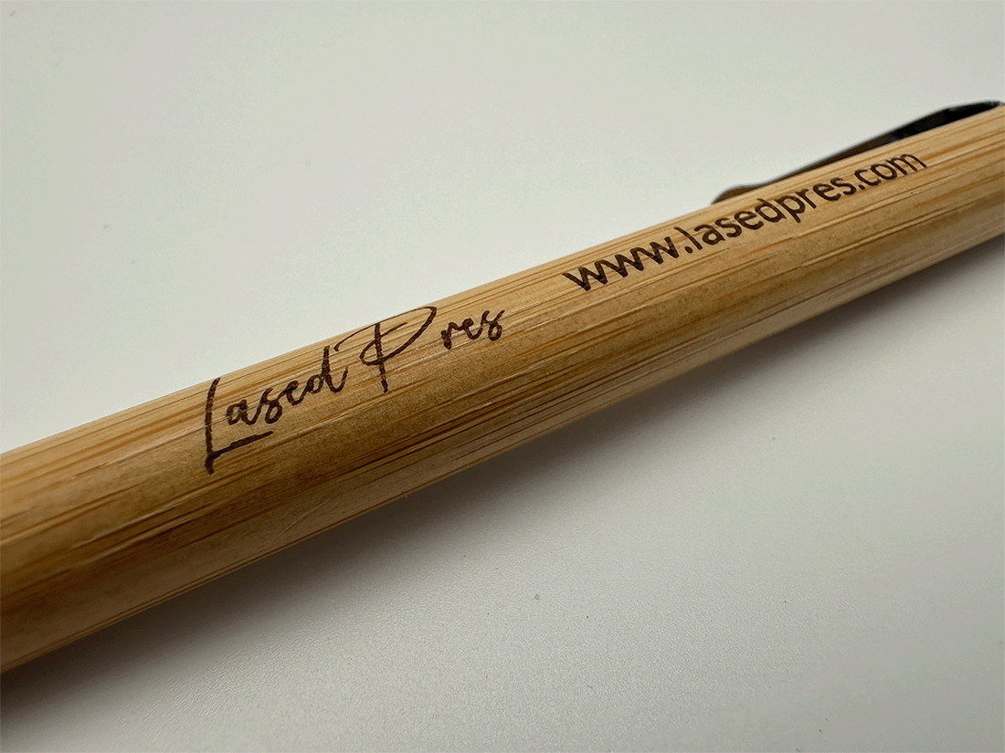 Personalized Bamboo Pen - LasedPres