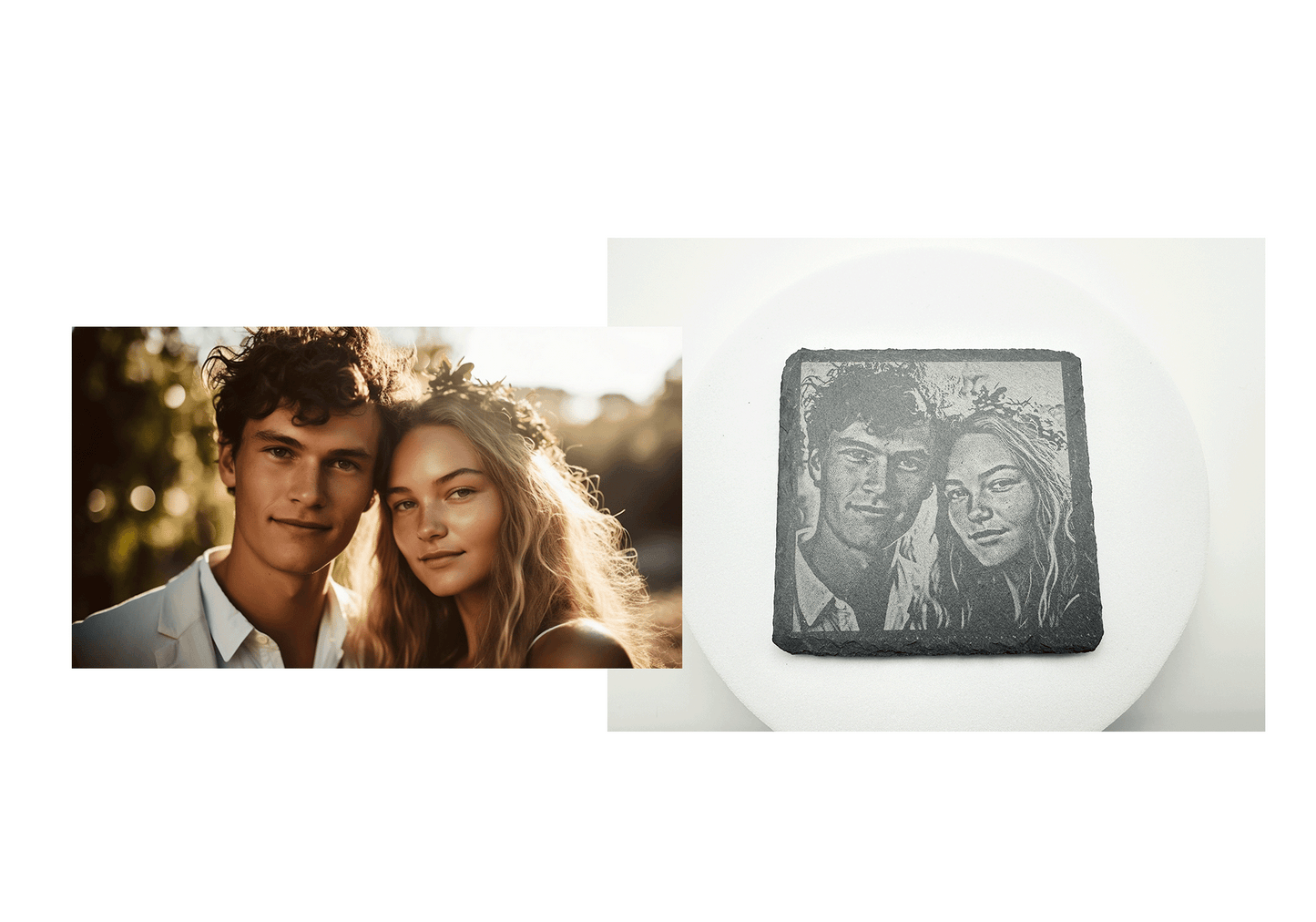 Personalized Slate Coaster - LasedPres