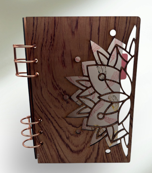 Personalized Wood Lasercut Notebook - LasedPres