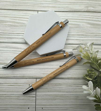 Personalized Bamboo Pen - LasedPres