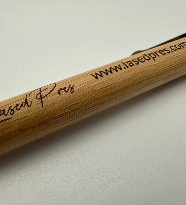 Personalized Bamboo Pen - LasedPres