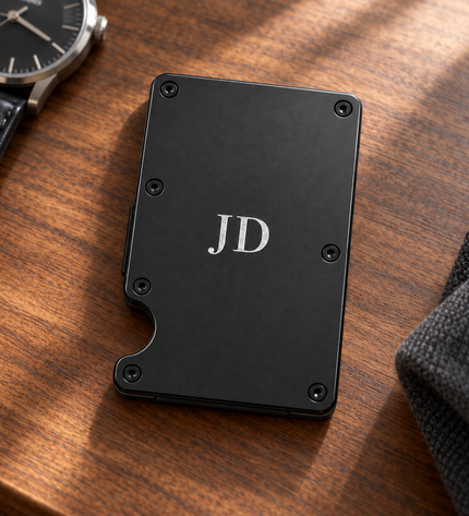 Personalized Minimalist Slim Metal Wallet