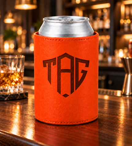 Personalized PU Leather Koozie