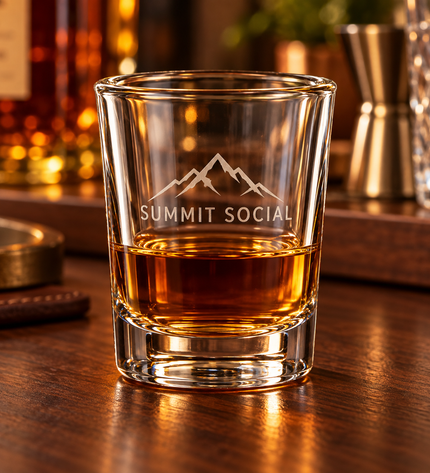 Personalized Laser Engraved Shot Glass