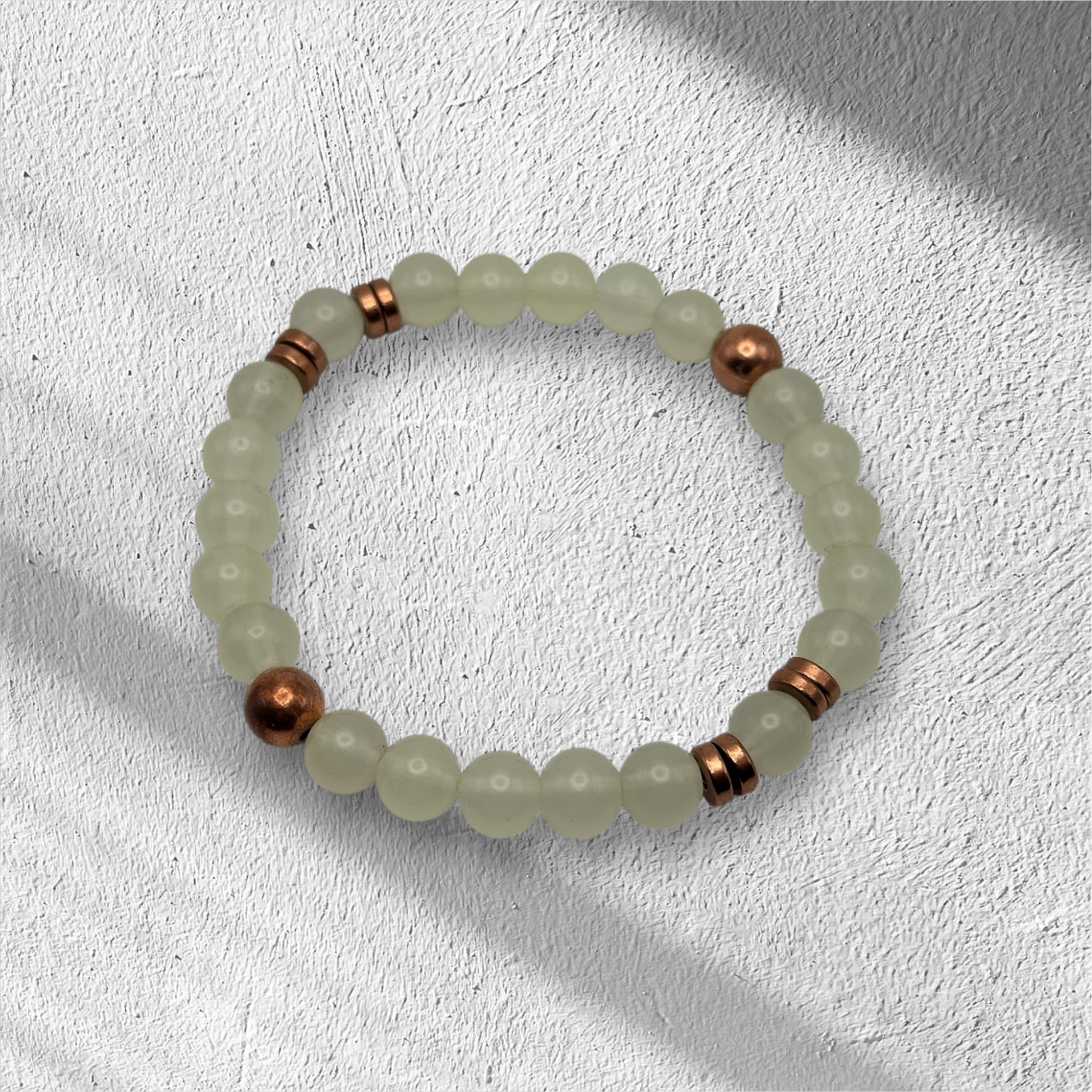 Custom Glass Beaded Stretch Bracelet - LasedPres
