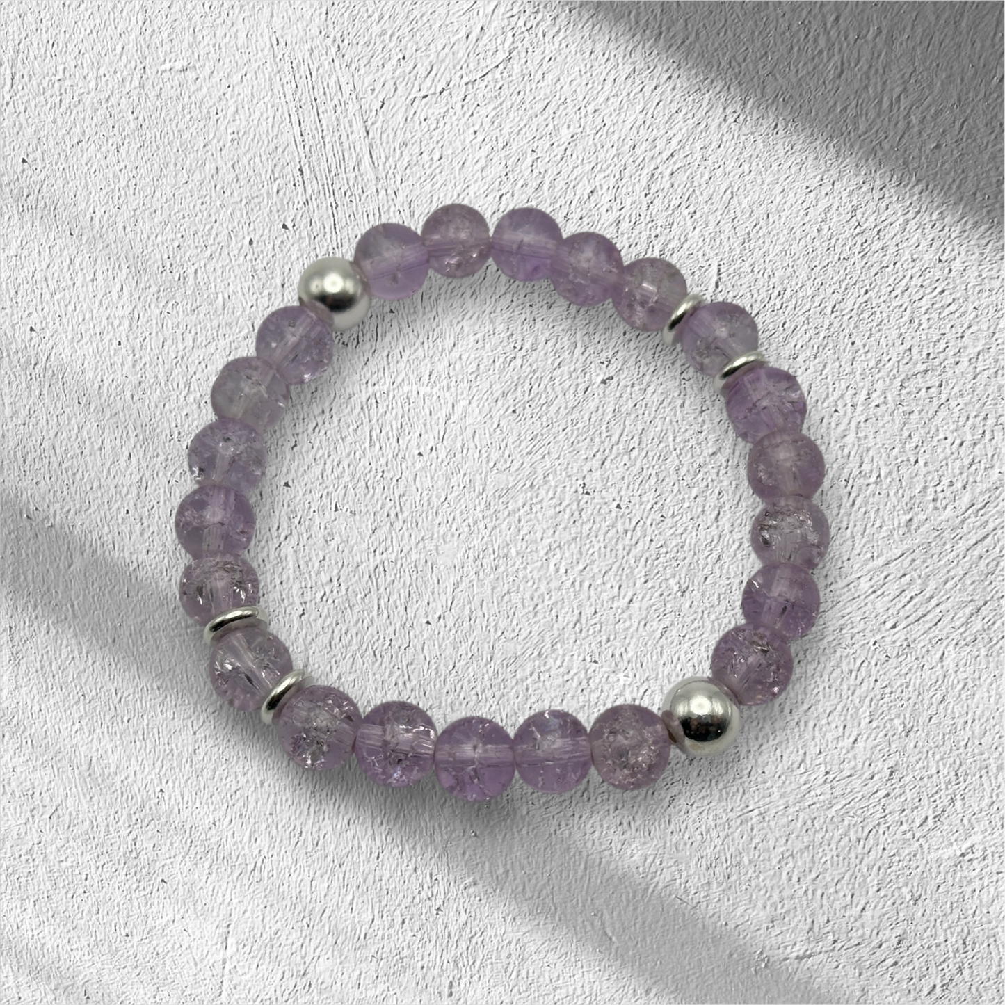 Custom Glass Beaded Stretch Bracelet - LasedPres