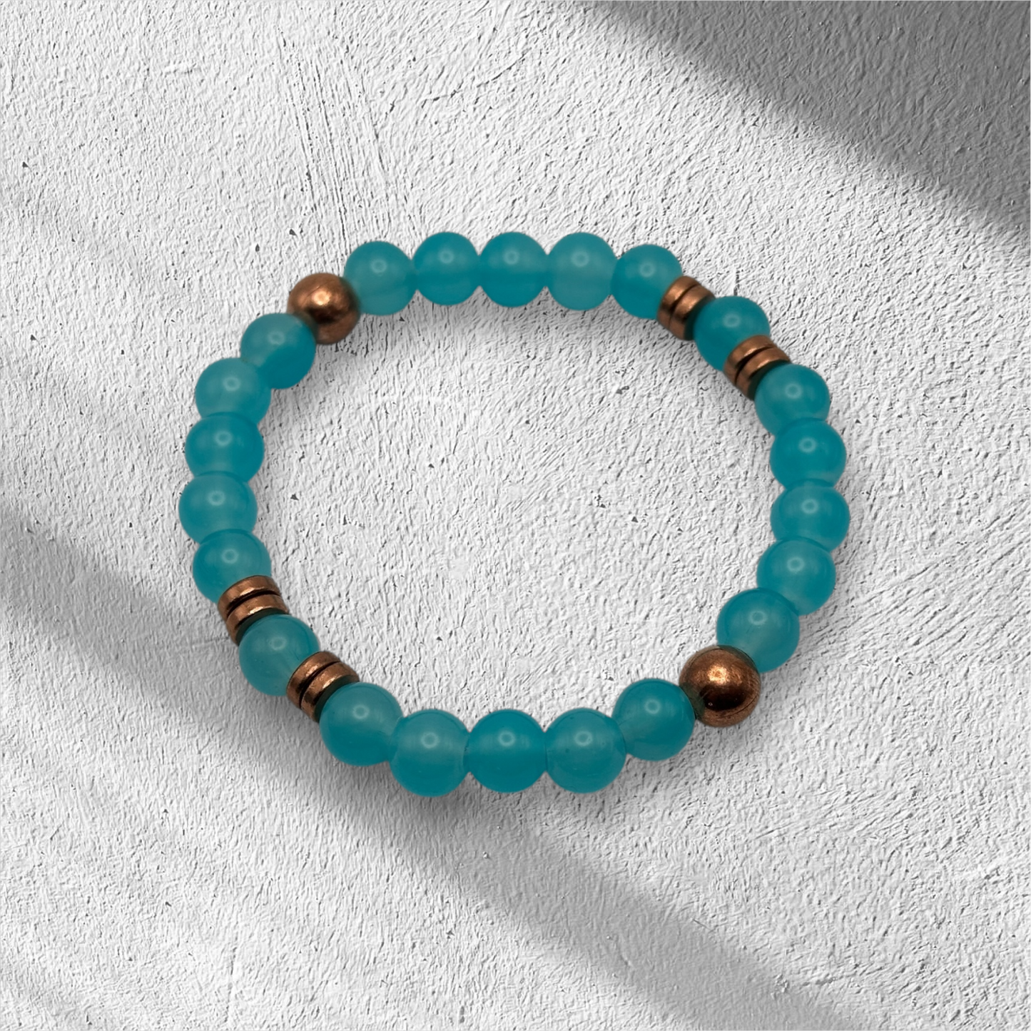 Custom Glass Beaded Stretch Bracelet - LasedPres