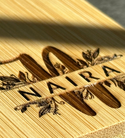 Personalized Bamboo Charcuterie Board - LasedPres