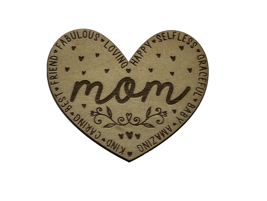 Mother's Day Wood Fridge Magnet