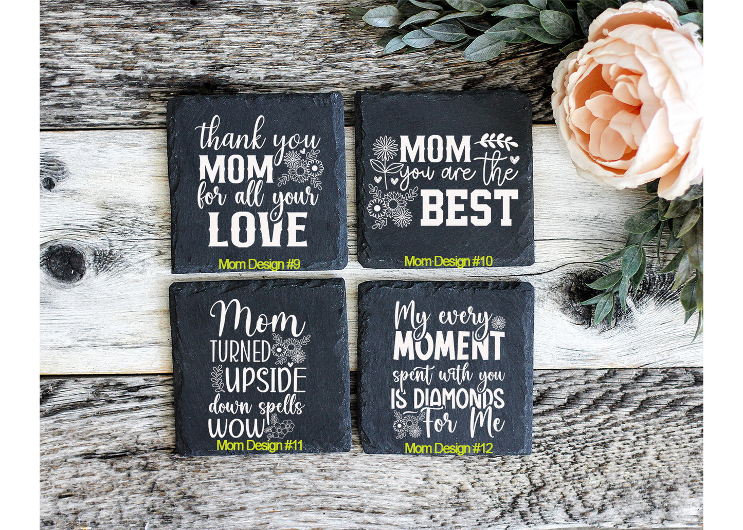 Mother's Day Slate Coasters