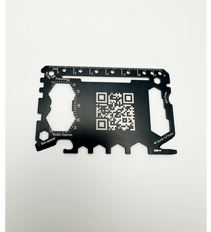 Personalized Multi-Use Wallet Survival Card - LasedPres