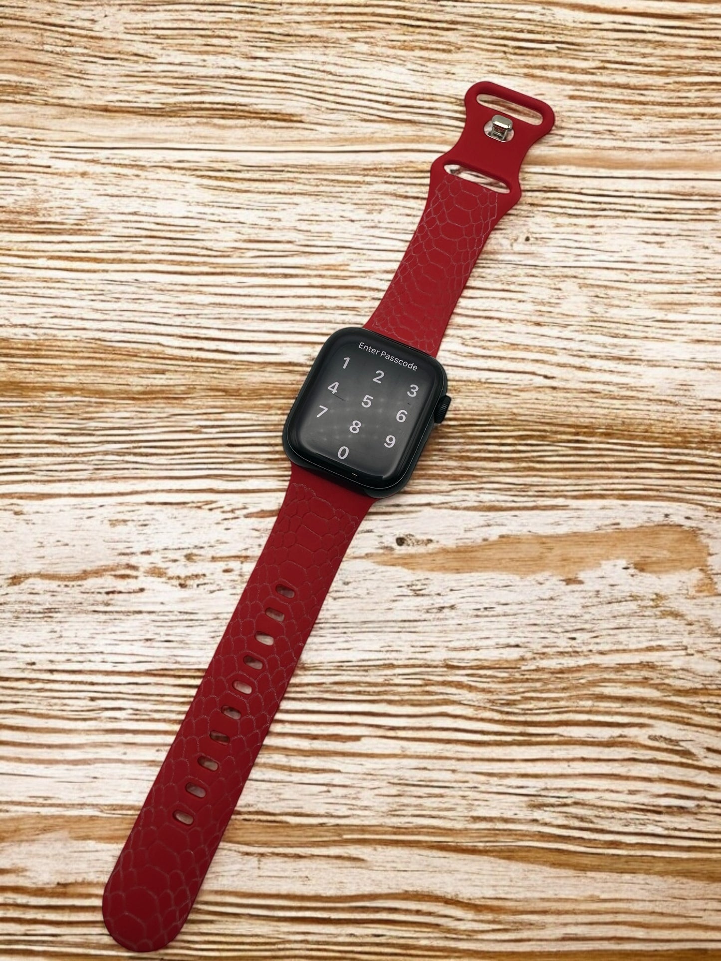 Snake Pattern Silicone Band - LasedPres
