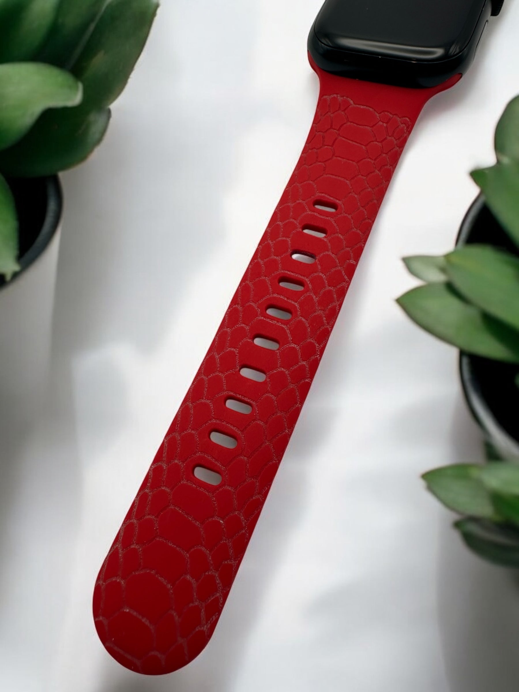 Snake Pattern Silicone Band - LasedPres