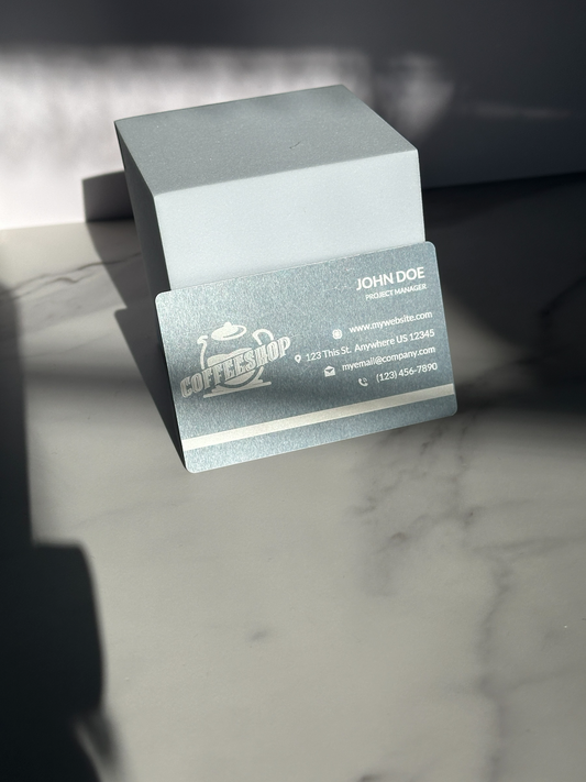 Personalized Metal Business Cards - LasedPres