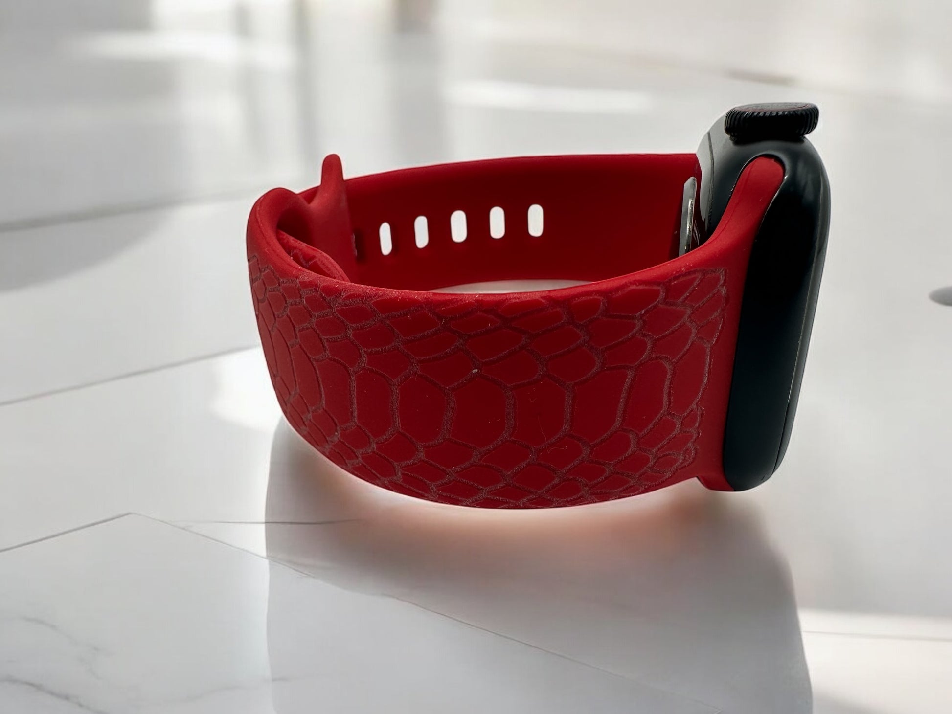 Snake Pattern Silicone Band - LasedPres