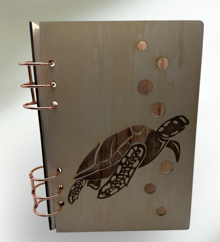 Personalized Wood Lasercut Notebook - LasedPres