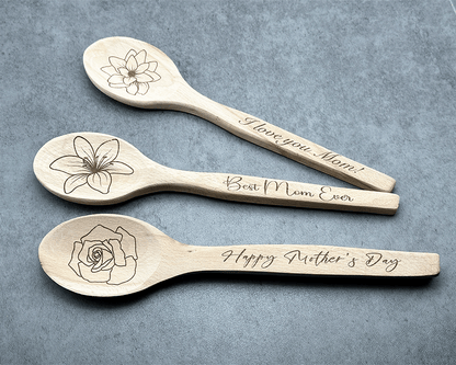 Personalized Wooden Spoon - LasedPres